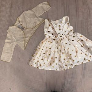 Carter’s Baby Girl dress with cardigan set size 6 months